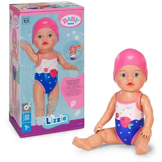 BABY BORN Puppenzubehör Schwimmende Lizzie Grau/Rosa 30 cm