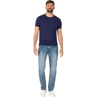 Timezone Slim-Fit Jeans mit Fade-Effekt und Stretch Größe: 32W / 30L - Blau