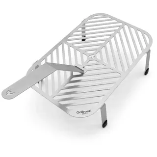 Grillrost.com Das Original Grillrost für Ninja Größe 30 x 30 cm Edelstahl silberfarben