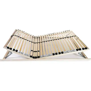 vidaXL Lattenrost mit 28 Latten 7 Zonen 140x200 cm - Braun