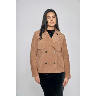 Freaky Nation Lederjacke "Lederjacke-FN", braun