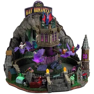 Lemax 24933-UK Spooky Town Sights & Sounds: The Count's Bat Bonanza