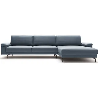creation by rolf benz Ecksofa »CR.450 elegantes Designsofa mit hohem Sitzkomfort«, blau