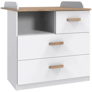 WIMEX Wickelkommode »Gotland« bis 15 kg umbaubar zur Kommode 91 cm, weiß