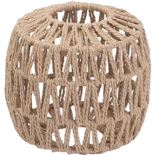 Rattan Lampenschirm Hängend, Geflochtene Lampenschirm für Tischlampe Stehlampe Hängelampe, Geflochtener Rattan-Hängeleuchten-schirm für Hotel Restaurant Wohnzimmer (1, A)