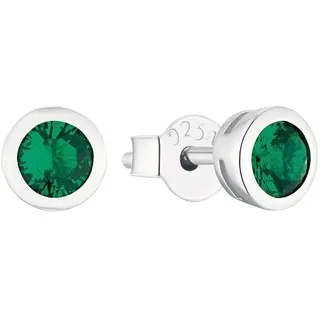 Amor Paar Ohrstecker », 9154814« mit Glasstein, grün