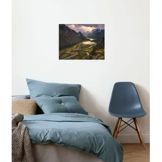 Komar Leinwandbild »Keilrahmenbild - Northern Light - Größe 40 x 30 cm«, Baum-Blätter-Natur-Berge-Blumen-Foto-Jahreszeiten-Landschaft-Meer-Strand-Palmen, (Packung, 1 St.), Deutsches Qualitätsvlies (155 g/m2), bunt