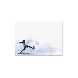 SIGEL Schreibtischunterlage Goal Zone hellblau Papier 42,0 x 29,7 cm, 30,0 Blatt