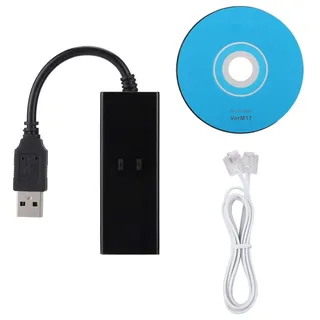 Datenmodem, USB 2.0 V.92 Faxmodem, 56K Externes Modem Unterstützt Anrufer-ID, Für X, Für Vista, Für Win 7, Für MAC