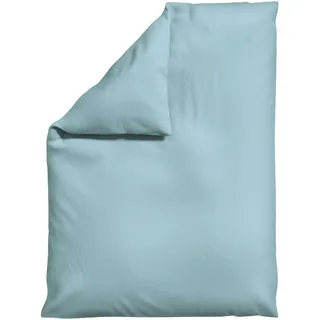 Schlafgut Bettdeckenbezug , Hellblau , Textil , Uni , 155x220 cm , Textiles Vertrauen - Oeko-Tex®, AZO-frei, Bsci, Oeko-Tex® Standard 100, Oeko-Tex® Made IN Green , pflegeleicht, atmungsaktiv, bügelleicht, schadstoffgeprüft, weiche und anschmiegsame Oberfläche, bio , Heimtextilien, Bettwäsche & Leintücher, Bettwäsche, Jersey-Bettwäsche