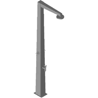 Eichenwald Modell 36 Dusche Niagara schwarz, silber