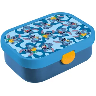 Mepal Brotdose mit Gabel - Meal Prep Box mit Clip-Verschluss - BPA-frei & Spülmaschinenfest - 750 ml - Stitch