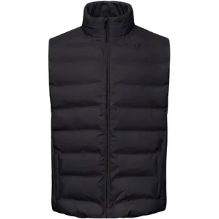 Steppweste SOLID "Steppweste SDMilas", Herren, Gr. S, schwarz (true schwarz), Obermaterial: 100% Polyester PES., Westen Steppweste