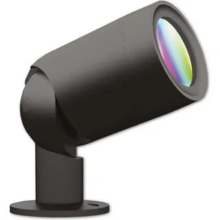 Müller-Licht Außenstrahler Kunststoff, Metall 15,5 cm inkl. LED-Lampe schwarz