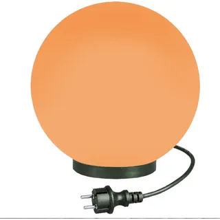Kugelleuchte Kugellampe RGB Außenleuchte Ø 30cm Gartenlampe LED + Fernbedienung - Weiß