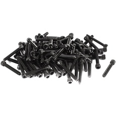 sourcing map 100 PCS 12,9 Legierung Hex Key Socket Head Cap Schrauben Schrauben UNC 4#-40 x 3/10,2 cm de