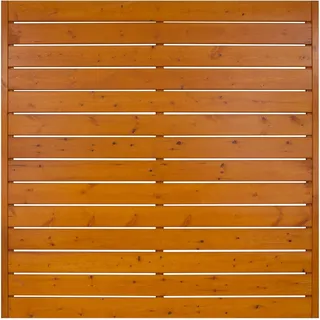Sichtschutzzaunelement Faro Pinie lackiert 180 cm x 180 cm
