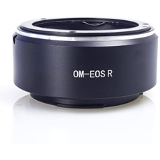 OM-EOS R Objektivadapter Adapterring auf für Olympus OM 35mm Objektiv Kompatibel für Canon EOS R-Mount Kamera Canon EOS RF RP, OM to EOS R Lens Adapter