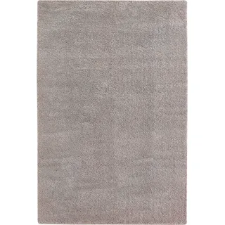 andiamo Teppich Chia hochwertiger Teppich Wohnzimmer oder Schlafzimmer mit 30mm Florhöhe - einfarbiger Wohnzimmerteppich 120 x 170 cm Altrose