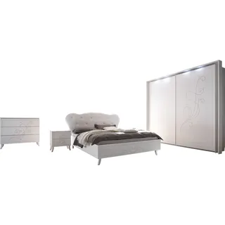 INOSIGN Schlafzimmer-Set INOSIGN "Tivoli", weiß, B/H: 180cm x 200cm, Schlafzimmermöbel-Sets