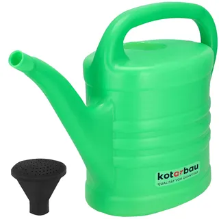 KOTARBAU® Gießkanne 5 L Oval Langlebige Gartengießkanne aus Kunststoff zum Gießen von Blumen mit Gießbrause Bewässerungssystem Giesskanne Blumengießkanne für Innen und Außen