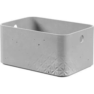 CURVER Aufbewahrungsbox BETON Box S, rechteckig, 24,5 x 16,9 x 11,8 cm
