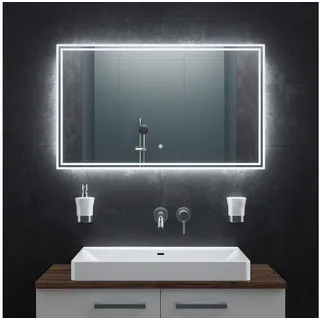 bringer-germany Bringer Badspiegel mit Beleuchtung - BRS107 - 100x60 cm