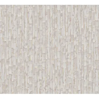 A.S. Creation Vliestapete Modern Oberfläche 10,05 m x 0,53 m Grau-Gold FSC®