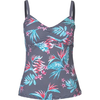 Firefly Damen MEA II Tankini, Flower/Stripes, 38C