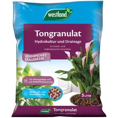 Bild Tongranulat, 5 l – Pflanzgranulat ideal für Hydrokultur, Drainage Substrat ohne chemische Zusätze, für Innen- und Außenbereich
