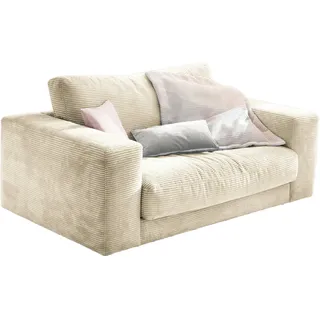 KAWOLA Doppelsessel MADELINE Loveseat Cord cremeweiß