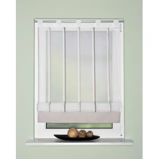 HOME WOHNIDEEN Raffrollo SAVIO 80 x 140 cm grau