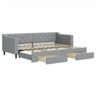 vidaXL Tagesbett 80 x 200 cm Hellgrau