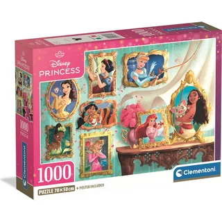 Clementoni Puzzle Disney Princess 1000 elementów - Oficjalny Produkt Premium