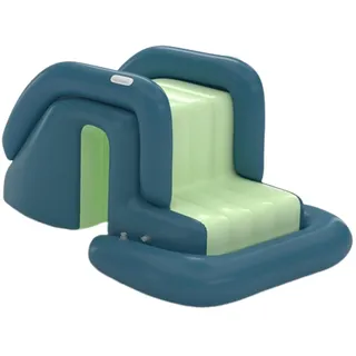Wasserrutsche für Pool, aufblasbare Wasserrutsche für Pool – Aufblasbare Rutsche für Partypool, aufblasbare Wasserrutsche, Poolrutsche, aufblasbares Spielcenter,