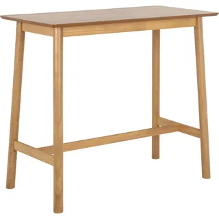 P & B Bartisch , Naturfarben , Holz , Eiche, Kautschukholz , furniert, massiv , rechteckig , rund , 120x105x60 cm , FSC Mix , Esszimmer, Esstische, Stehtische