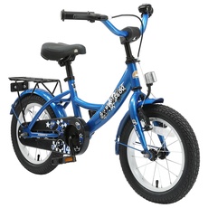 BIKESTAR Kinderfahrrad für Jungen ab 4 Jahre | 14 Zoll Kinderrad Classic | Fahrrad für Kinder Blau | Risikofrei Testen
