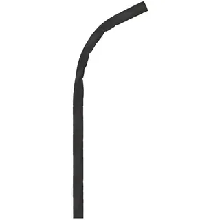250 Stück - Flexible Trinkhalme Ø 0,60 x 23 cm schwarz Papier
