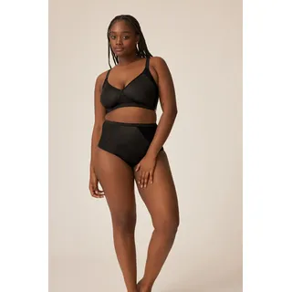 Bügelloser BH NATURANA "Modern Minimizer", Damen, Gr. 90, Cup E, schwarz, Obermaterial: 80% Polyamid, 20% Elasthan, unifarben, bequem, BHs Bügelloser BH, verstellbare Träger, ohne Bügel, feminin, bequem