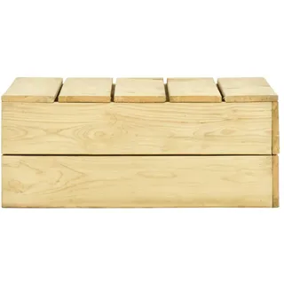 vidaXL Gartentisch 75 x 75 x 31 cm Braun