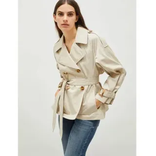Marella für Damen. 2513021031200 Gabardine Fernsand (42), Beige, Lässig, Baumwolle