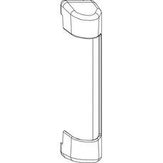 Abdeckung Scherenlager AS/DT130/PVC, verkehrsweiß RAL 9016 (42083)