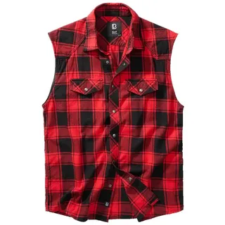 Brandit Check Hemd - Red / Black - 4XL