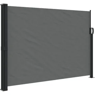 vidaXL Ausziehbare Seitenmarkise Anthrazit 140x500 cm - Grau