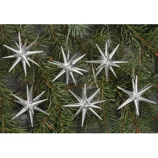 Albin Preissler Christbaumschmuck »aus Holz, Handwerkskunst aus dem Erzgebirge« Weihnachtsdeko, silberfarben