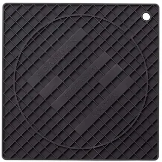 Scanpan sc01570 Topflappen Topfuntersetzer, Silikon, Schwarz, 18