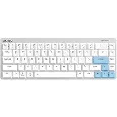 Dareu Kabellose mechanische Tastatur EK868 Bluetooth (Weiß und Blau)