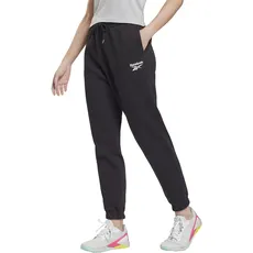 Reebok Damen Identity Jogginghose, Schwarz, M