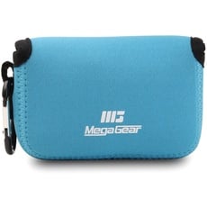 MegaGear MG592 Ultraleichte Kameratasche aus Neopren kompatibel mit Olympus Tough TG-6, TG-5,,TG-4, Sony Cyber-shot Cyber-shot DSC-RX100 VI, DSC-RX100 V, DSC-RX100 IV - Blau