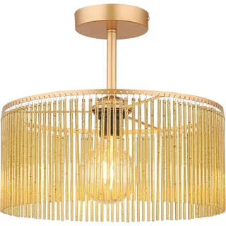Globo Lighting|Deckenleuchte Metall goldfarben antik, 1x E27 - Gold